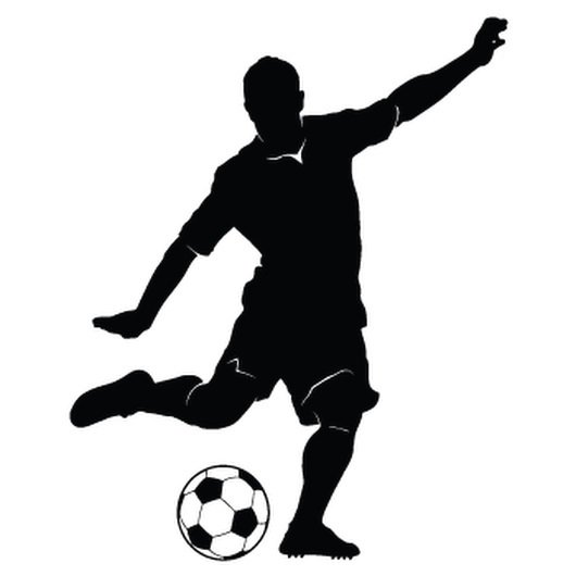 Футболист контур