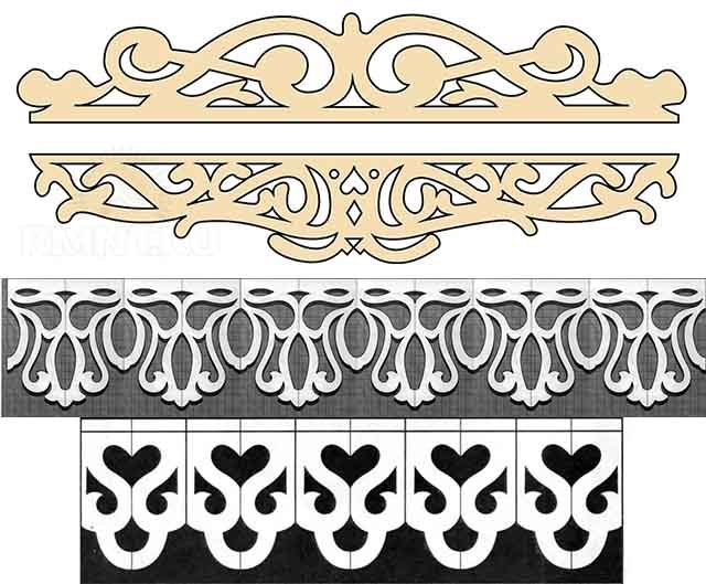 Прорезная домовая резьба наличники