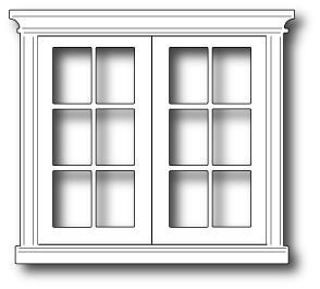 Распечатка окна для кукольного домика