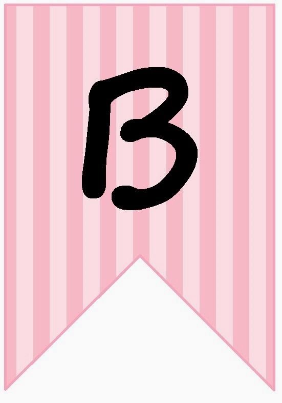 Флажки с буквами