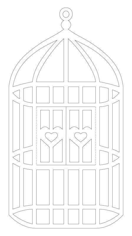 Вытынанка клетка