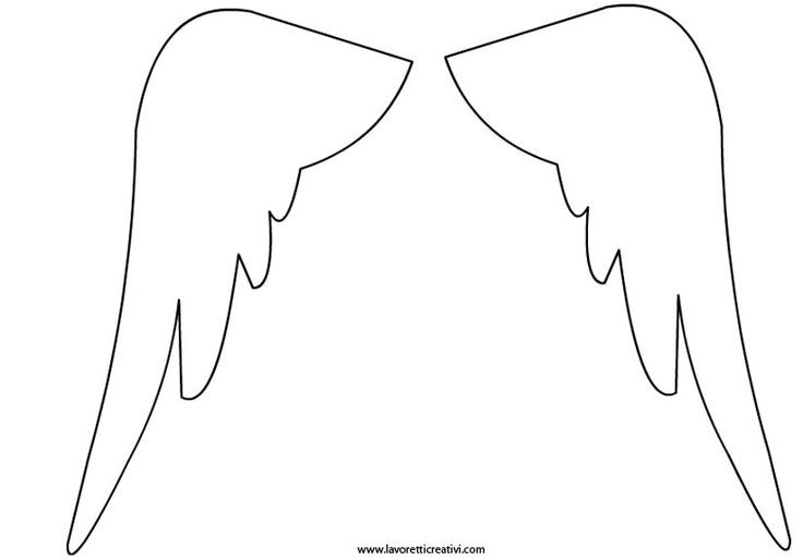 Лекало Крылья ангела