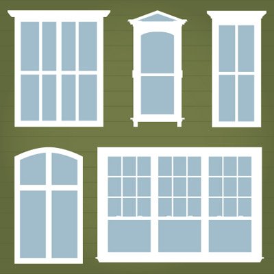 Окошки для домика