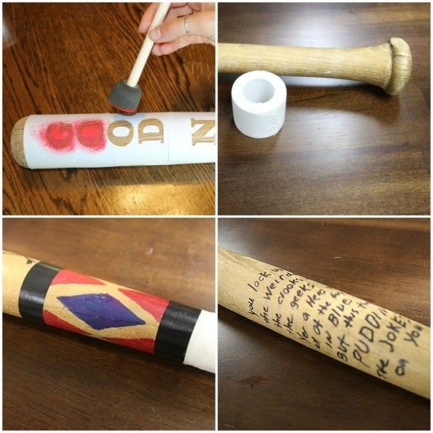 Разрисованная бита