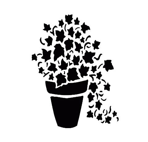 Трафареты для декора кашпо