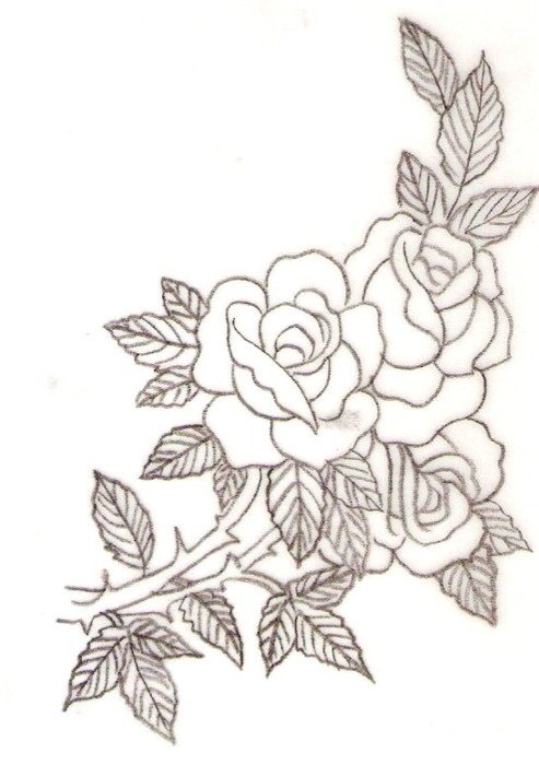 Трафареты для вышивания гладью