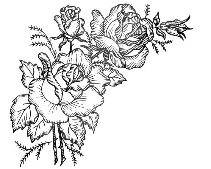 Узоры для вышивки гладью