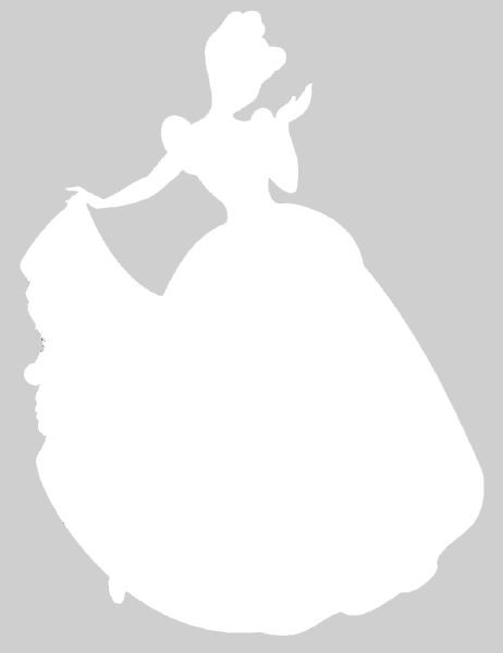 Золушка трафареты на окна