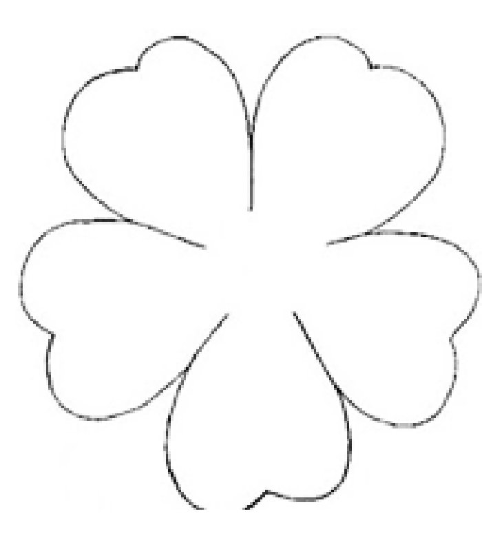 Цветок яблони шаблон