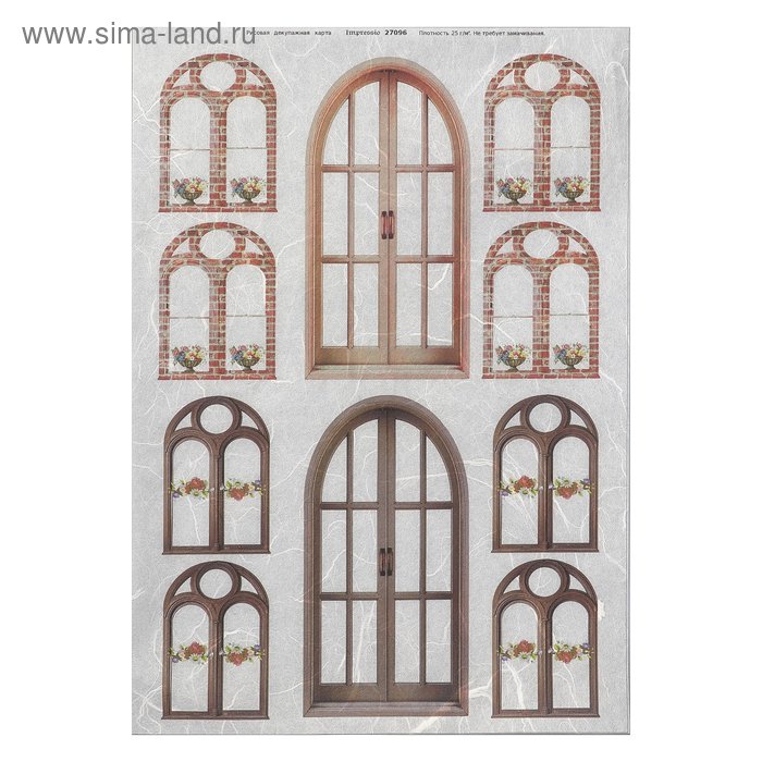 Окно для кукольного домика