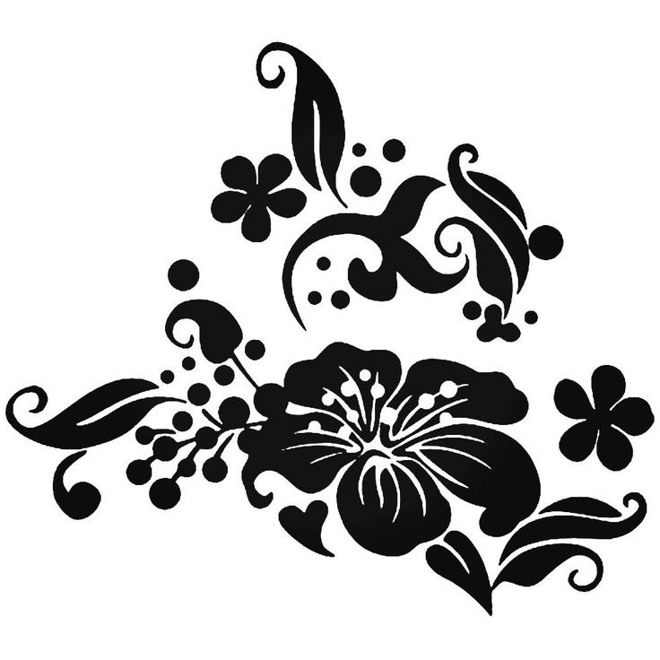 Трафарет "цветы"
