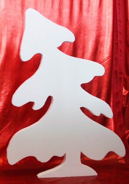 Новогодние фигуры из пенопласта