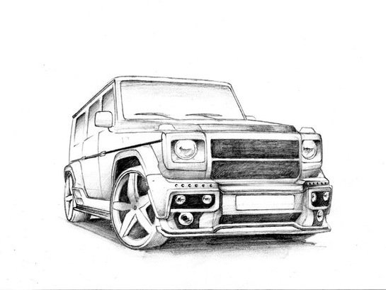 Мерседес Гелендваген g 63 чертежи