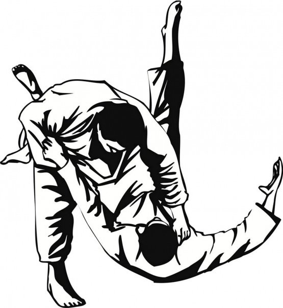 Дзюдо рисунок