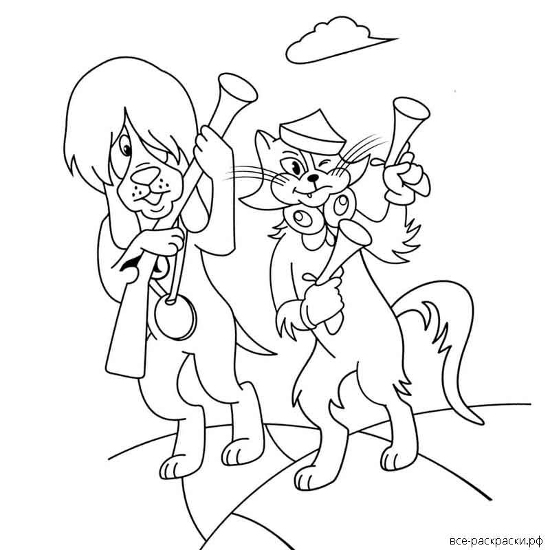 Bremenskie muzikanti Бременские музыканты raskraski