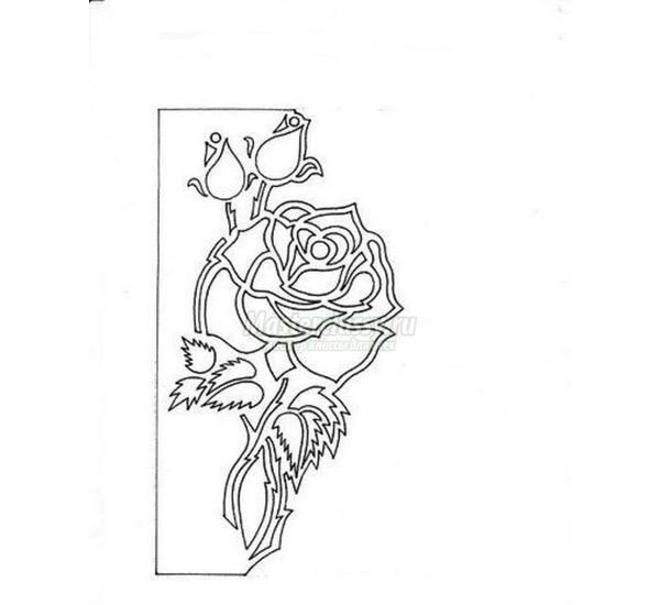 Ажурные трафареты для открыток