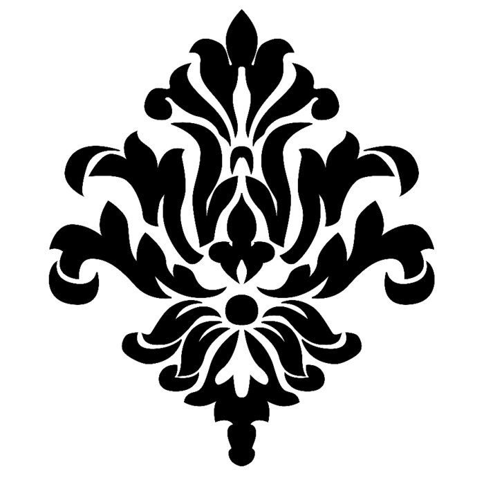 Трафареты узоры для декора