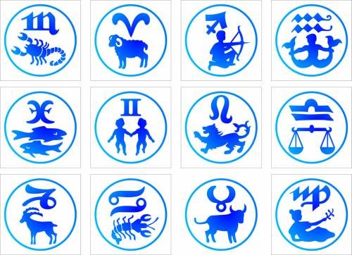 Макет знаков зодиака