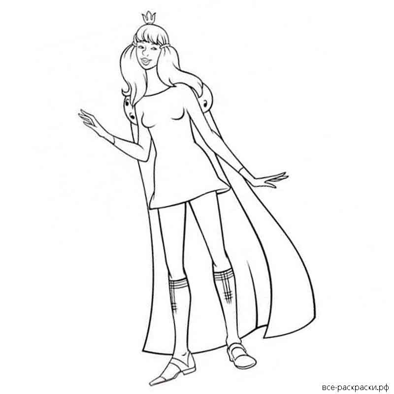 Трубадур из бременских музыкантов раскраска