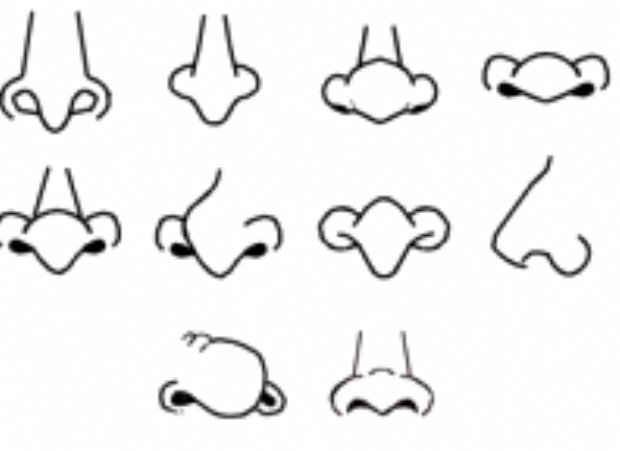 Нос трафарет