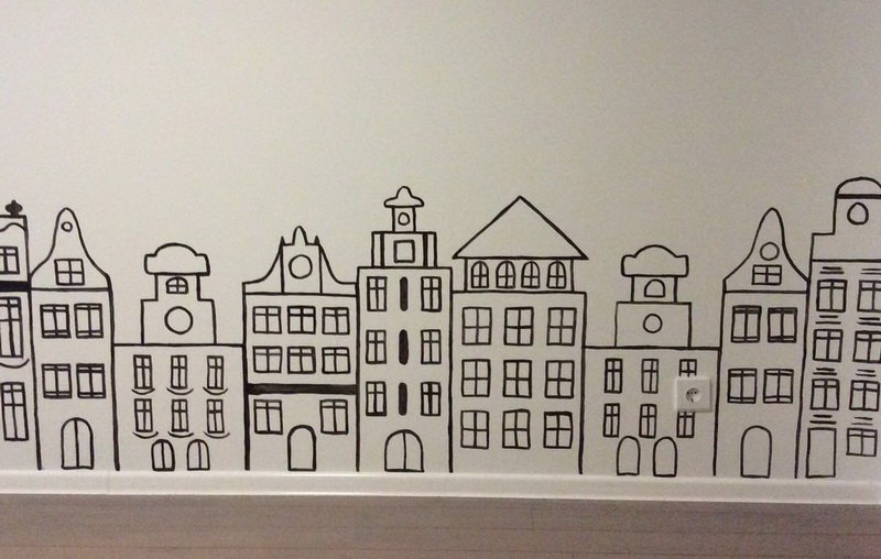 Трафарет "город"