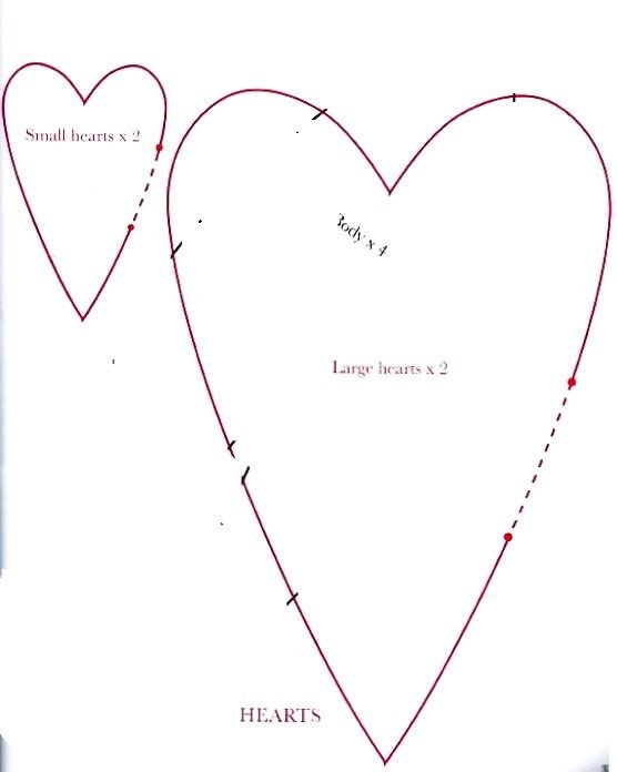 Сердечко Тильда выкройка