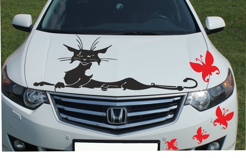 Наклейки на капот