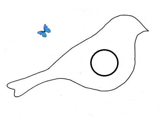 Снегирь шаблон для аппликации