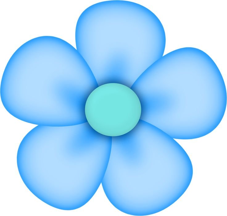 Цветы мультяшные