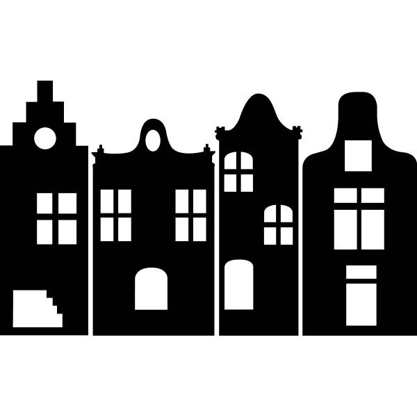 Домик силуэт