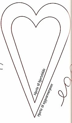 Сердечко Тильда выкройка