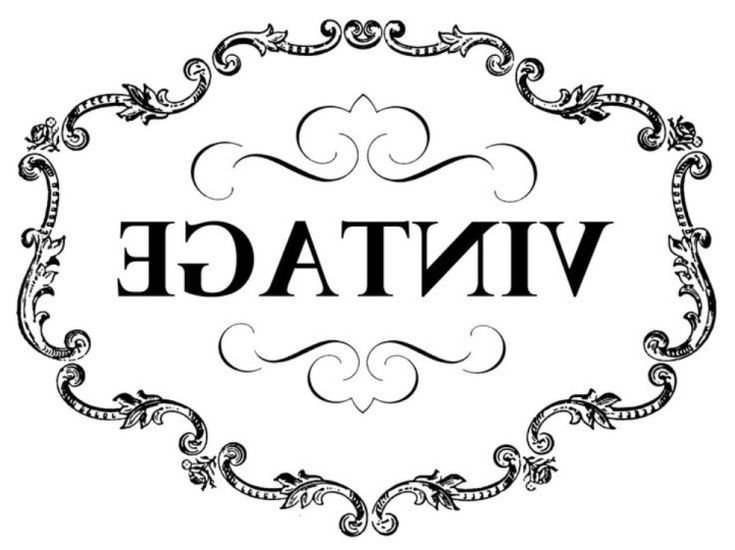 Надпись Винтаж