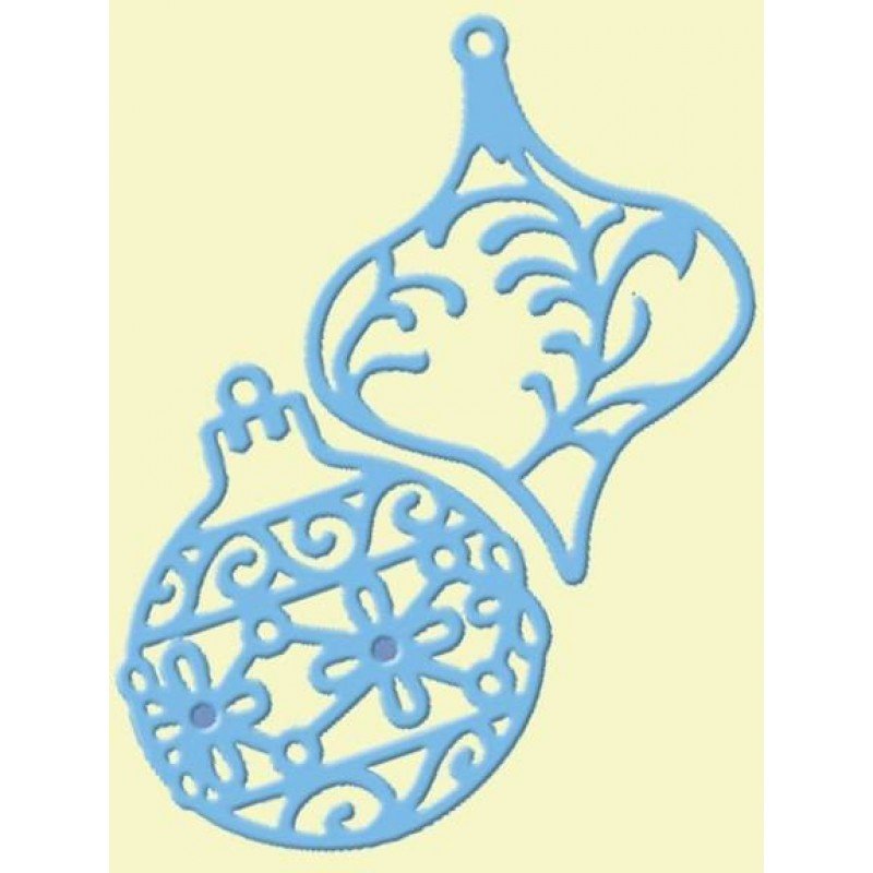 Трафарет новогодний для горячего клея