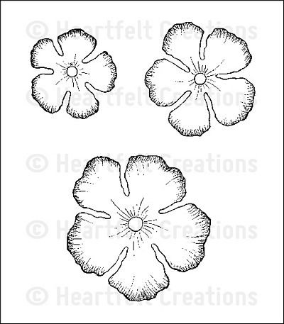 Шаблон цветов из мастики