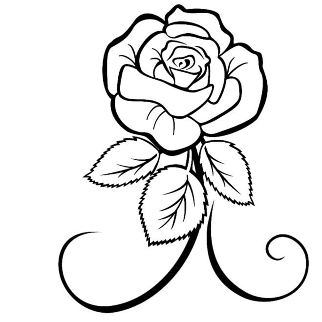 Трафарет «розочки»