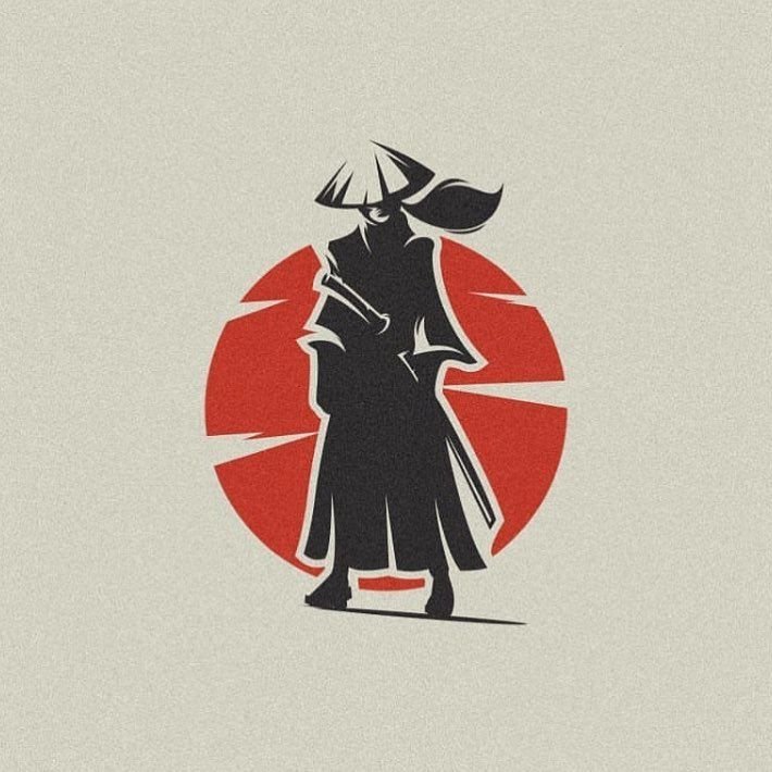 Самурай иконка