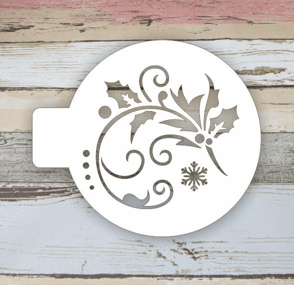 Трафарет металлический для кофе