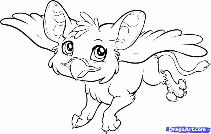 Зверюшки. Раскраска