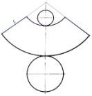 Развертка усеченного конуса чертеж
