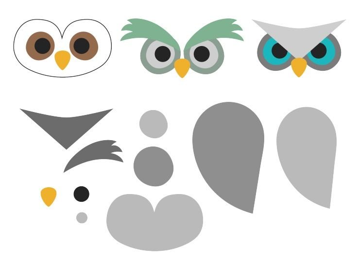 Аппликация Совушка