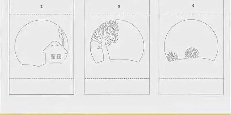 Куб туннель из бумаги