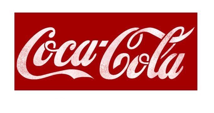Надпись Кока кола