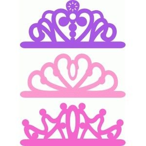 Трафарет короны для украшения торта