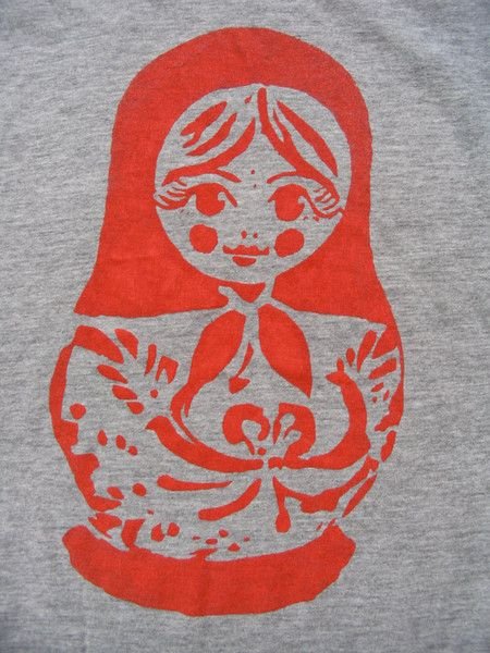 Вытынанка Матрешка