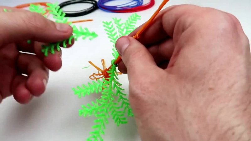 Елочка три д ручка