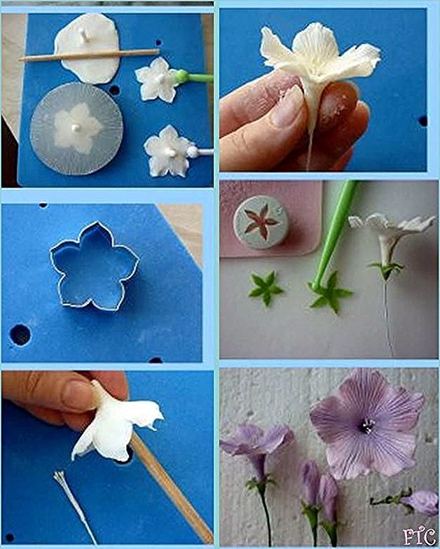 Лепка цветов