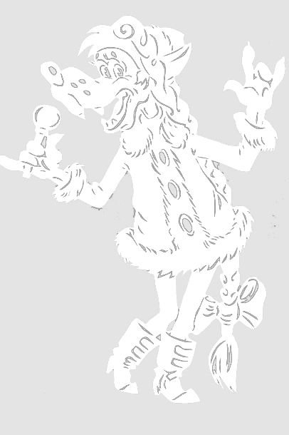 Ну погоди вытынанки на новый год