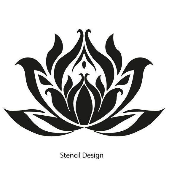 Орнамент цветок лотоса