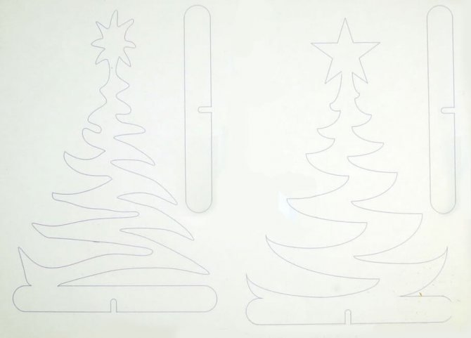 Елочка из фанеры чертежи