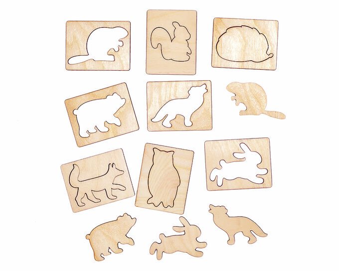 Деревянные трафареты для рисования